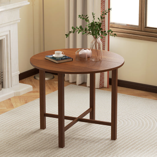 Dual Drop Leaf Dining Table, Walnut Dining Tables Walnut at Gallery Canada