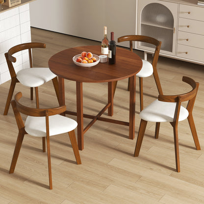 Dual Drop Leaf Dining Table, Walnut Dining Tables at Gallery Canada