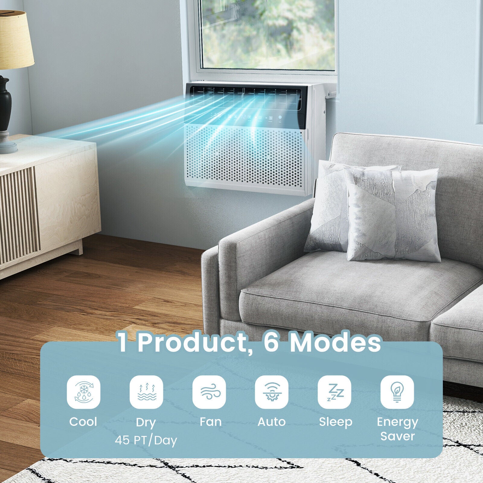 12000 BTU Window Air Conditioner, White Air Conditioners at Gallery Canada