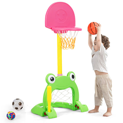 3-in-1 Kids Basketball Hoop Set, Multicolor Toy Sports at Gallery Canada