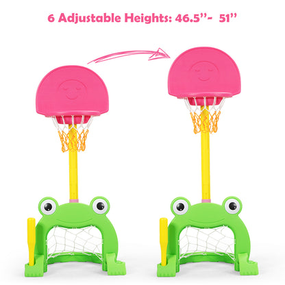 3-in-1 Kids Basketball Hoop Set, Multicolor Toy Sports at Gallery Canada