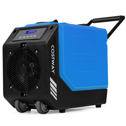 Commercial Dehumidifier With Pump, 190 PPD, Blue Dehumidifiers at Gallery Canada