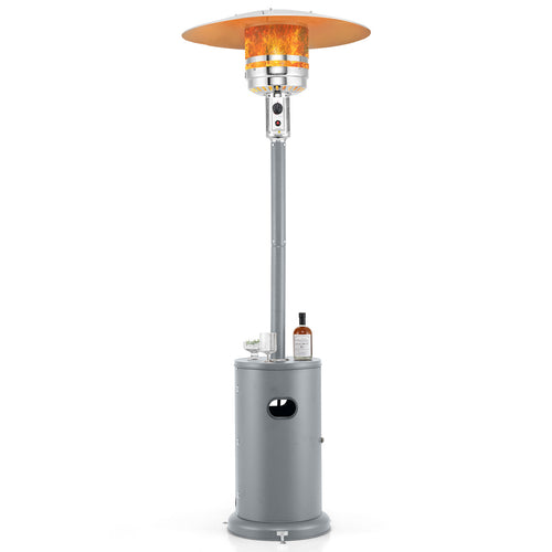 50000 BTU Propane Patio Heater, Round Table Design, Gray