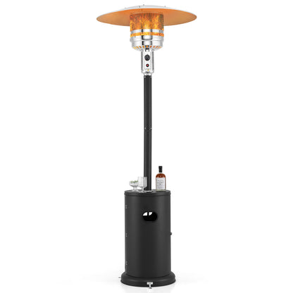 50000 BTU Propane Patio Heater, Round Table Design, Black Patio Heaters Black at Gallery Canada