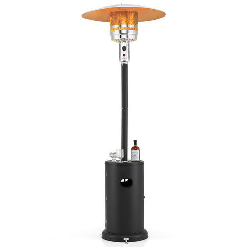 50000 BTU Propane Patio Heater, Round Table Design, Black