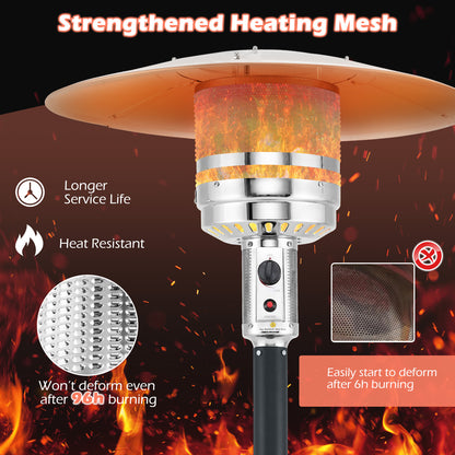 50000 BTU Propane Patio Heater, Round Table Design, Black Patio Heaters at Gallery Canada