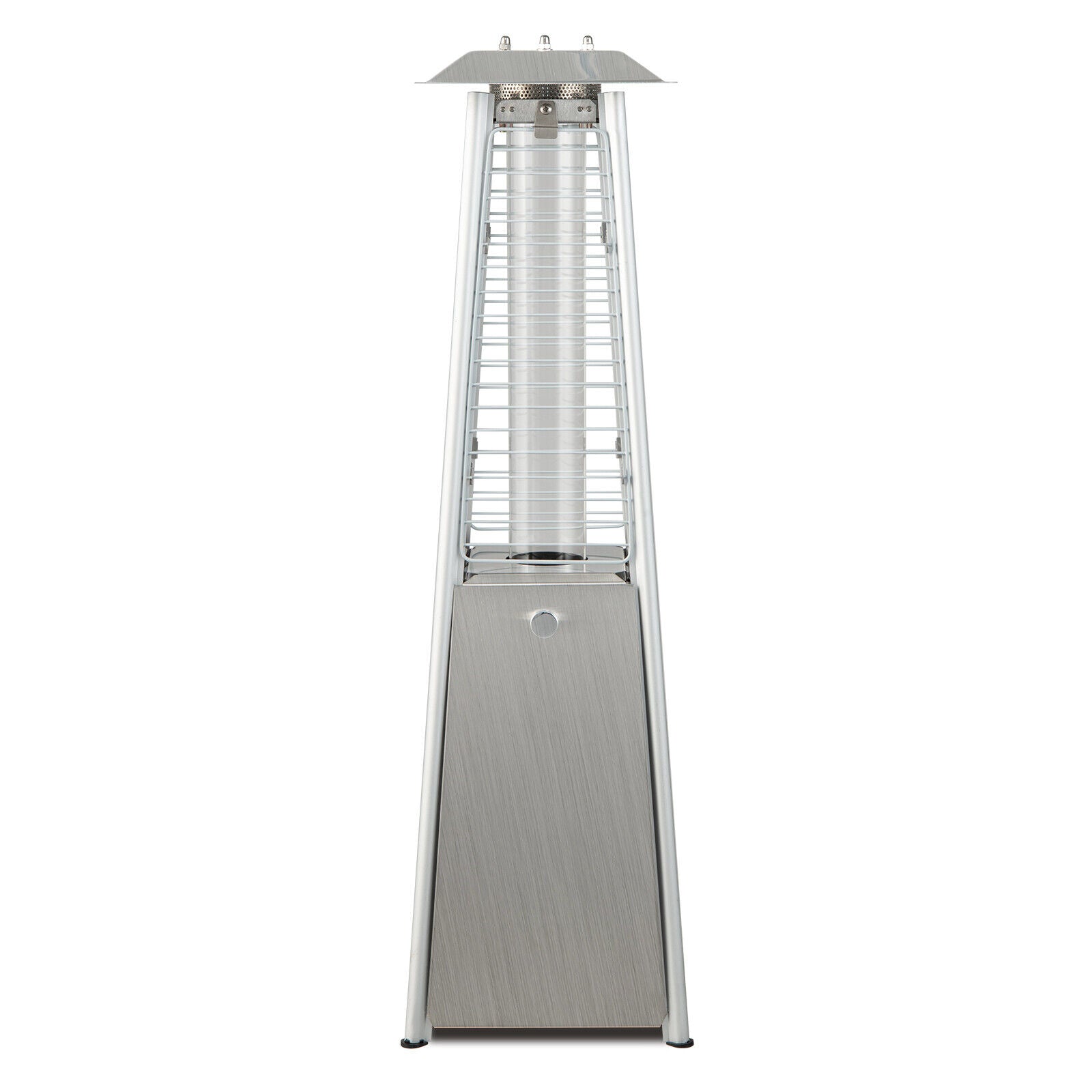 Portable Tabletop Patio Heater, 10000 BTU, Glass Tube, Silver Patio Heaters at Gallery Canada