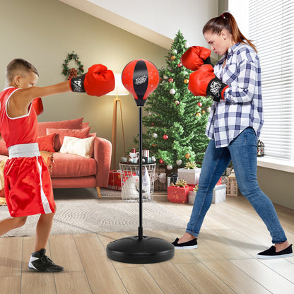 Kids Adjustable Punching Bag Set With Boxing Glove, Black, Red Boxing & Martial Arts at Gallery Canada