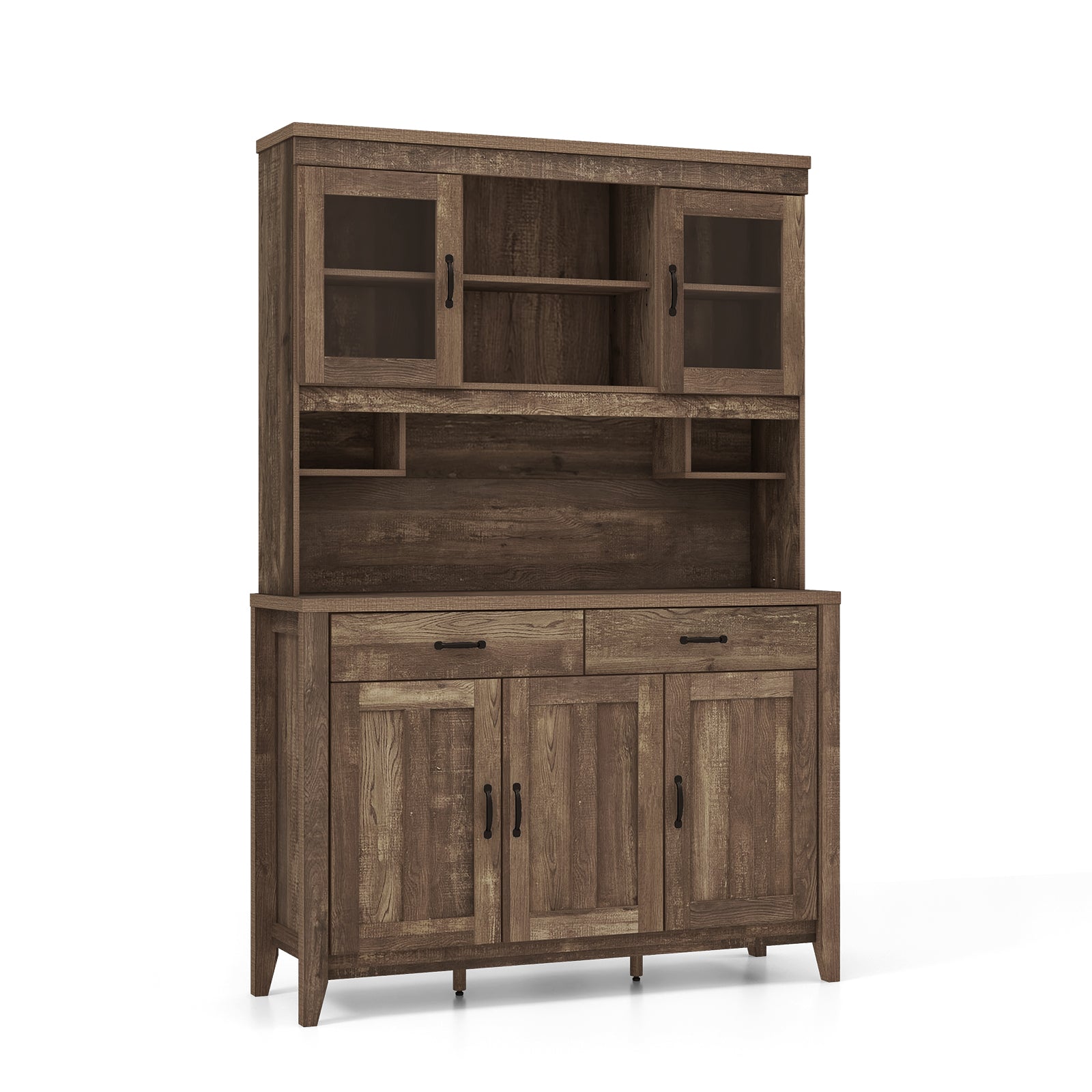 Freestanding Kitchen Hutch Cabinet, Microwave Countertop, Brown Sideboards Cabinets & Buffets at Gallery Canada