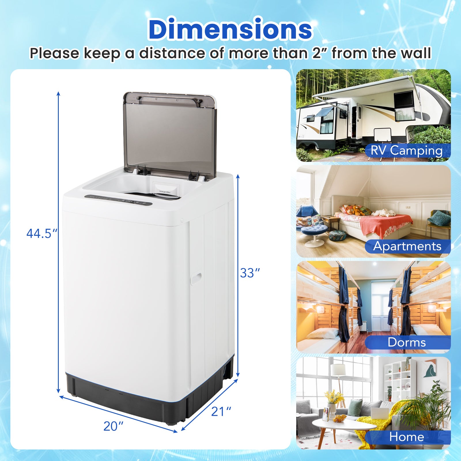 Full Automatic Washing Machine Washer And Spin Combo, White Washing Machines at Gallery Canada
