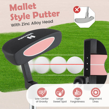 Junior Mallet Putter, Ages 11-14, Pink Golf at Gallery Canada
