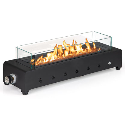 Portable Mini Fireplace With Wind Guard, Stainless Steel Burner Fire Pit Tables at Gallery Canada