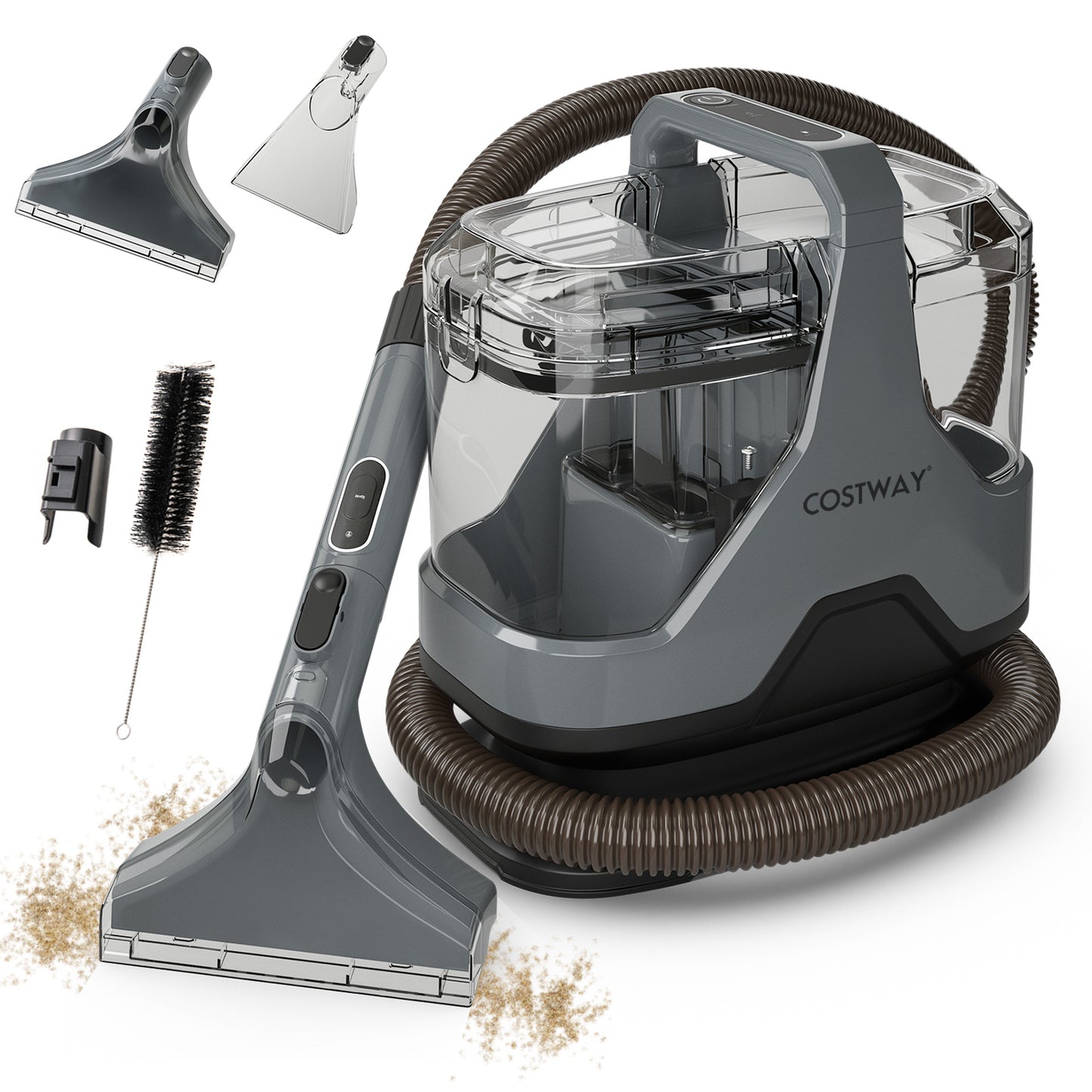 600W Upholstery Cleaner, 15Kpa Suction, Gray Vacuums & Cleaners at Gallery Canada