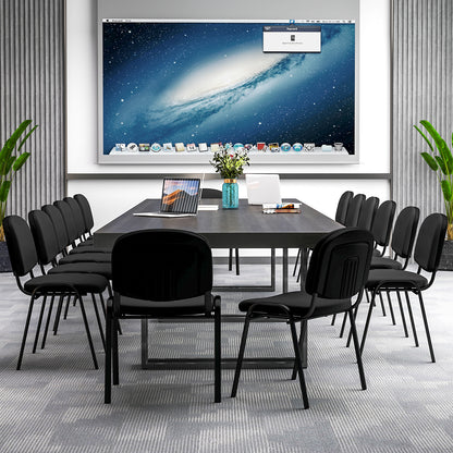 Office Chair, Metal Frame, Padded Cushions, Set Of 5, Black Conference Chairs at Gallery Canada