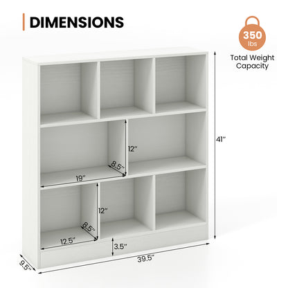 41 Inches 8-Cube Bookcase, White Kids Storage at Gallery Canada