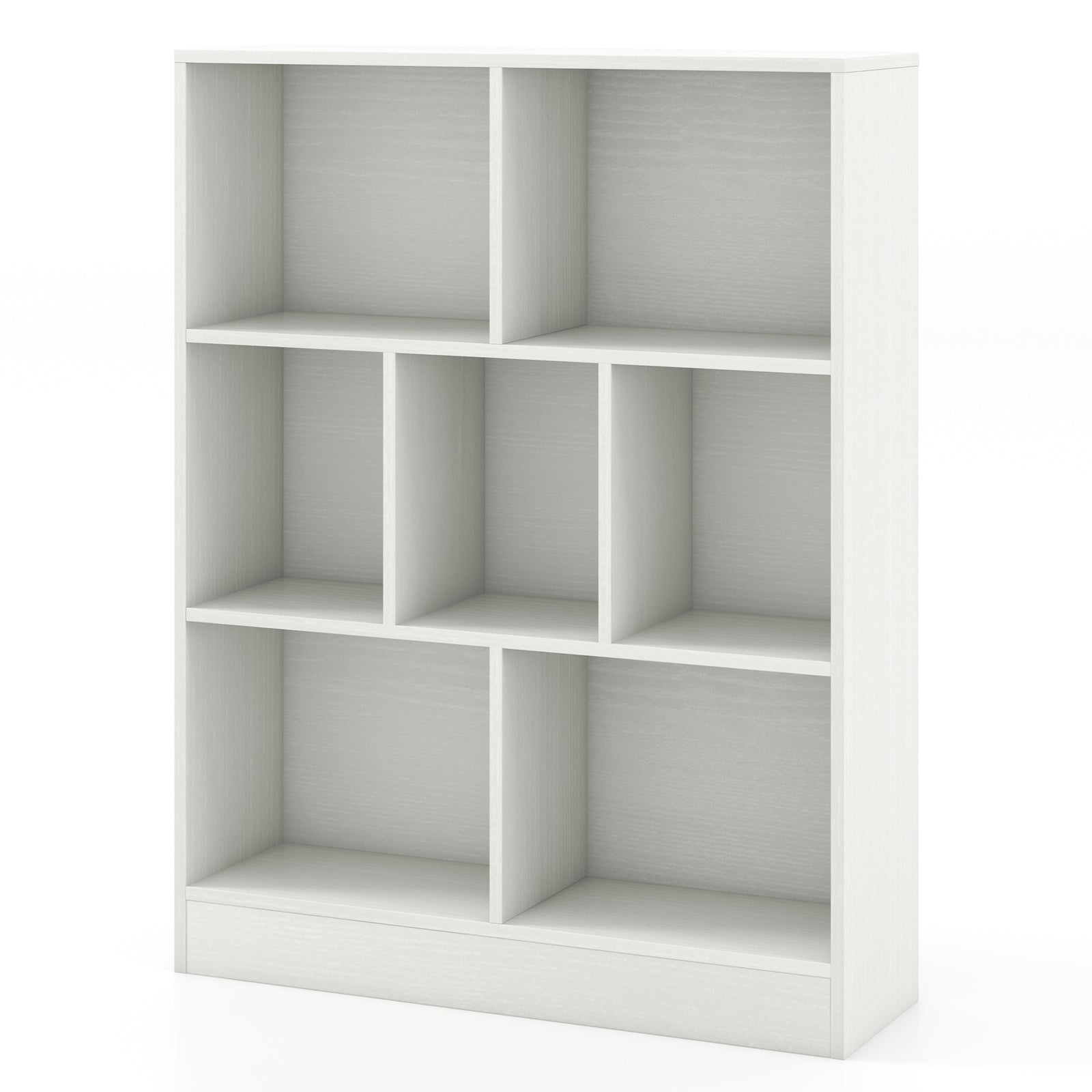 7-Section Freestanding Bookshelf, White Kids Storage at Gallery Canada