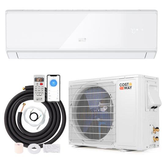 24000 BTU 21 SEER2 Mini Split Air Conditioner Heater, Wifi Enabled, White Mini Split Air Conditioners White at Gallery Canada