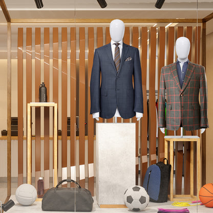Plastic Half Body Mannequin With Base, White Display Mannequins at Gallery Canada