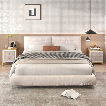 Nightstand With 2 Pull-Out Drawers, Natural Nightstands at Gallery Canada