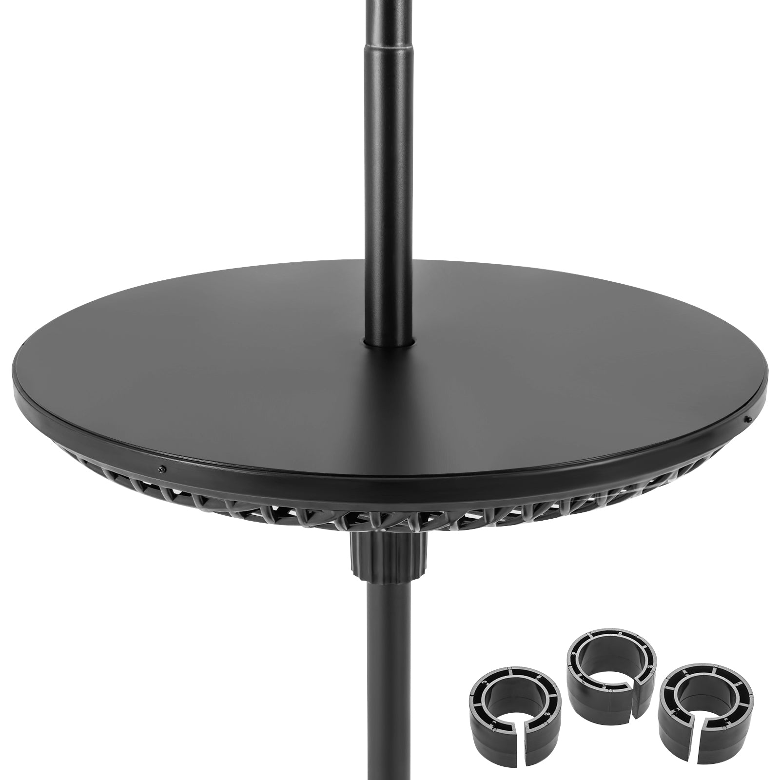 Adjustable Patio Umbrella Table Tray, Black Outdoor Umbrella Bases at Gallery Canada