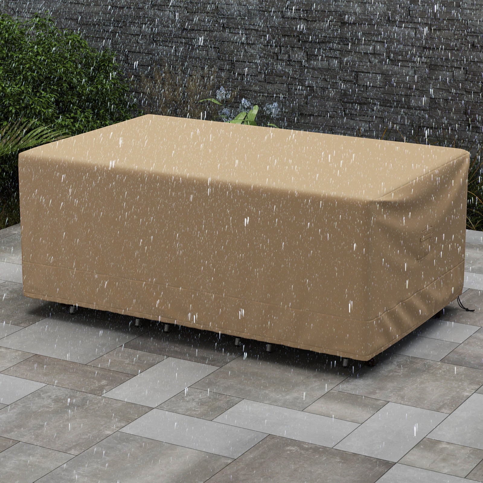 Patio Furniture Cover, 90 x 50 x 32 Inches, Padded Handle, Beige Outdoor Furniture Accessories at Gallery Canada