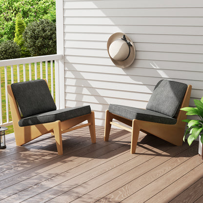 Outdoor Patio Cushion Set, 4 Piece, Removable Covers, Gray Outdoor Furniture Accessories at Gallery Canada