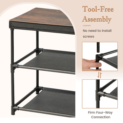 2-Drawer Nightstand With Removable Fabric Bins, Set of 2, Black Nightstands at Gallery Canada