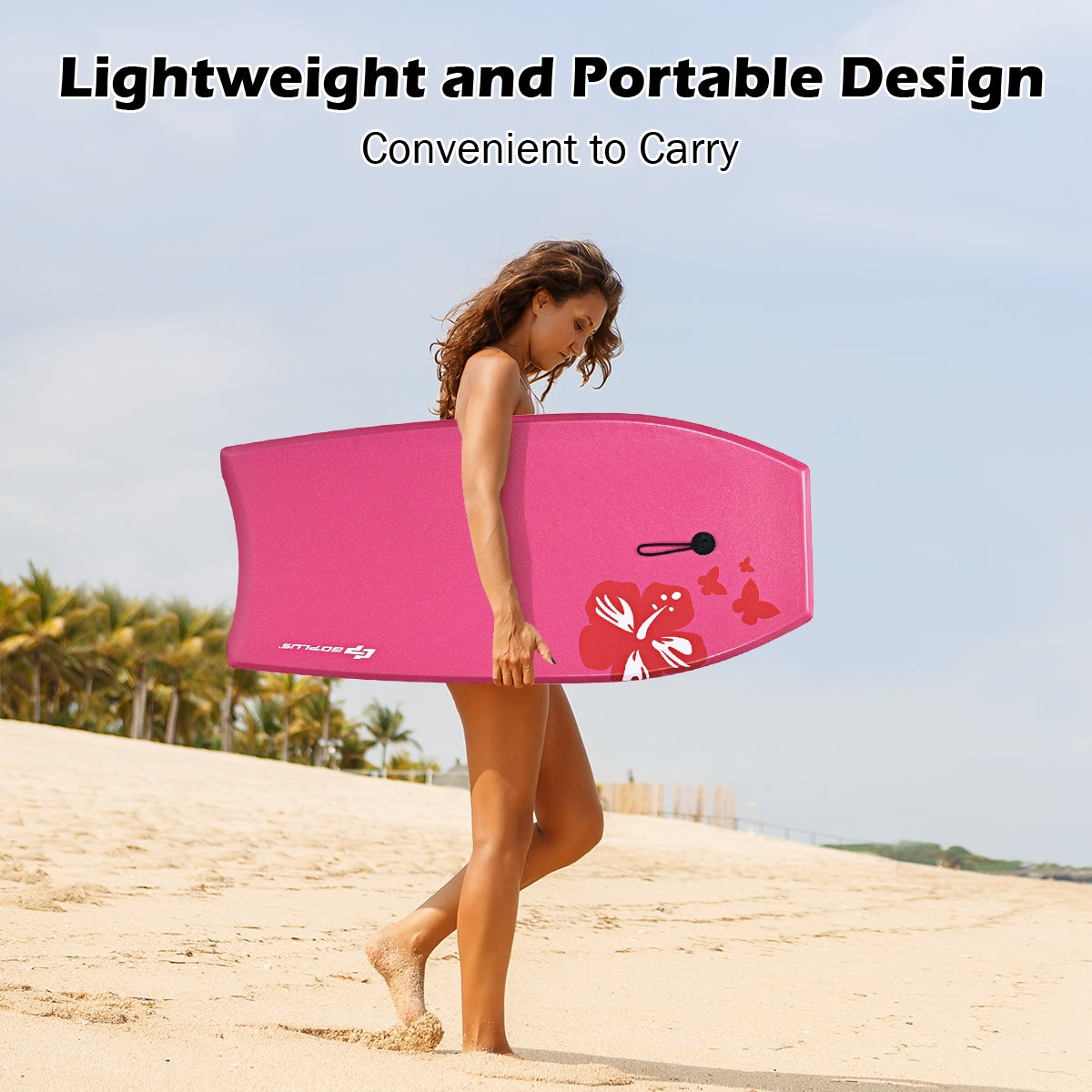 Lightweight Bodyboard, EPS Core, IXPE-M, Pink Surfing at Gallery Canada