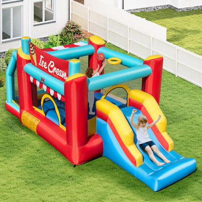 5-In-1 Inflatable Bounce House With Ball Pit, Slide, 480W Blower, Multicolor Bounce House at Gallery Canada