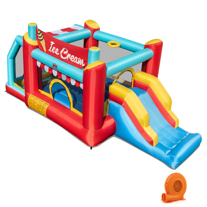 5-In-1 Inflatable Bounce House, Ball Pit, Slide, 520W Blower, Multicolor Bounce House at Gallery Canada
