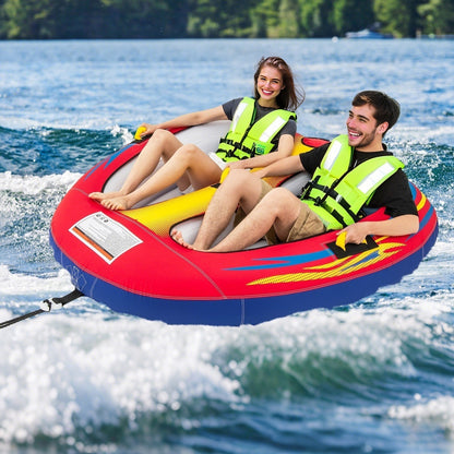 Inflatable Towable Tube, 1 or 2 Person, For Boating, With Drainage Water Sports at Gallery Canada