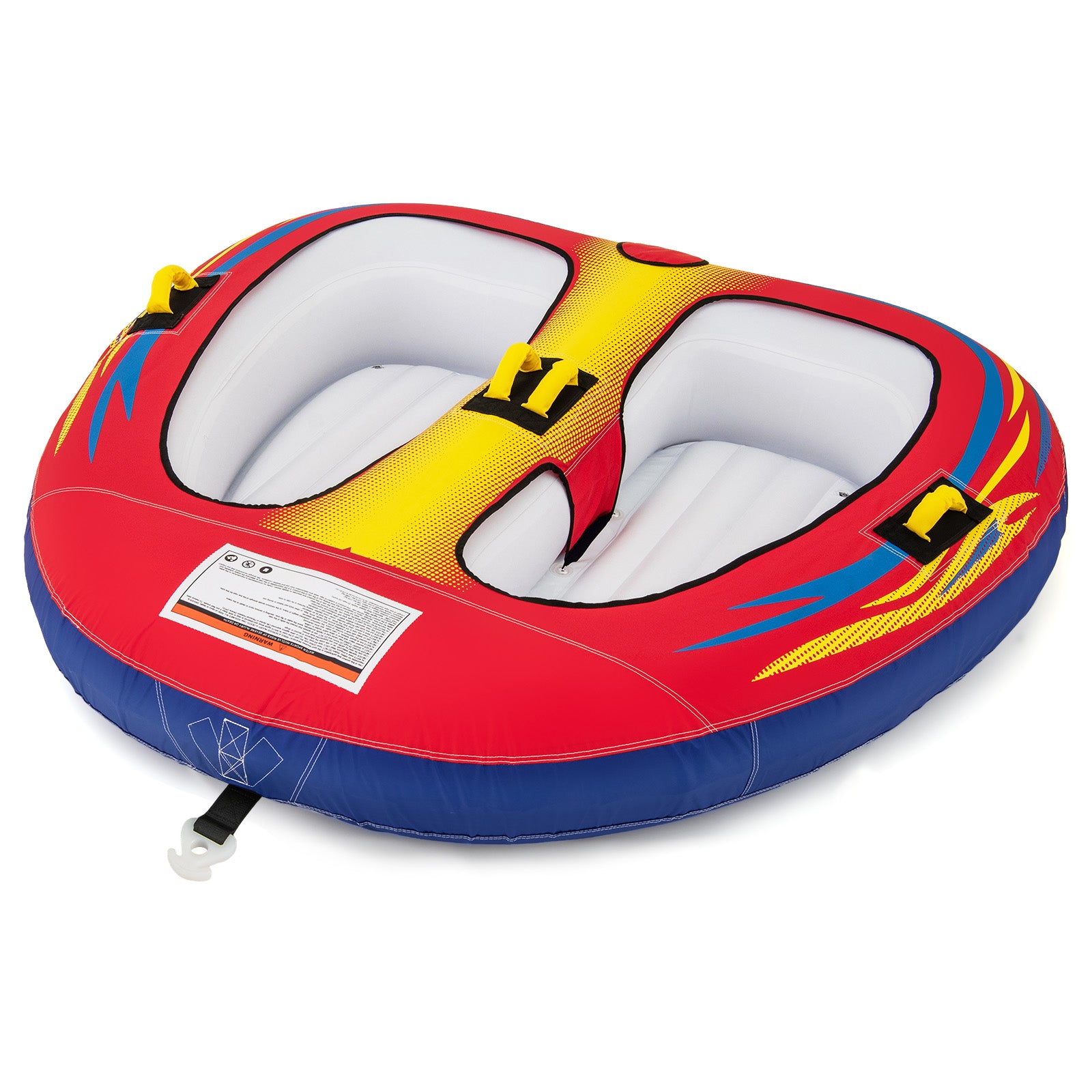 Inflatable Towable Tube, 1 or 2 Person, For Boating, With Drainage Water Sports at Gallery Canada
