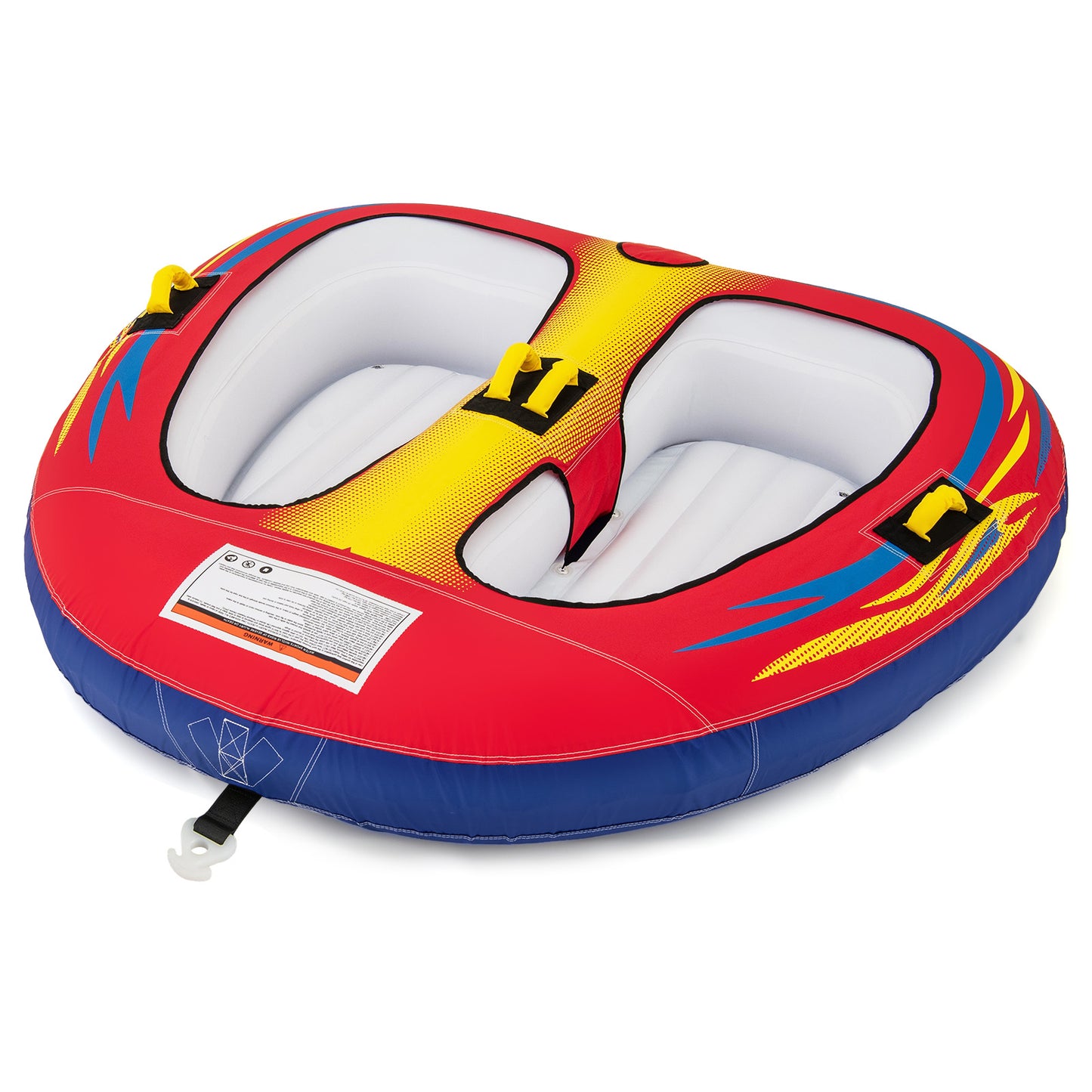 Inflatable Towable Tube, 1 or 2 Person, For Boating, With Drainage Water Sports at Gallery Canada