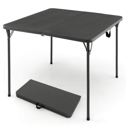Folding Camping Table, HDPE All-Weather Tabletop, Rustproof Steel Frame, Gray Camping Furniture at Gallery Canada