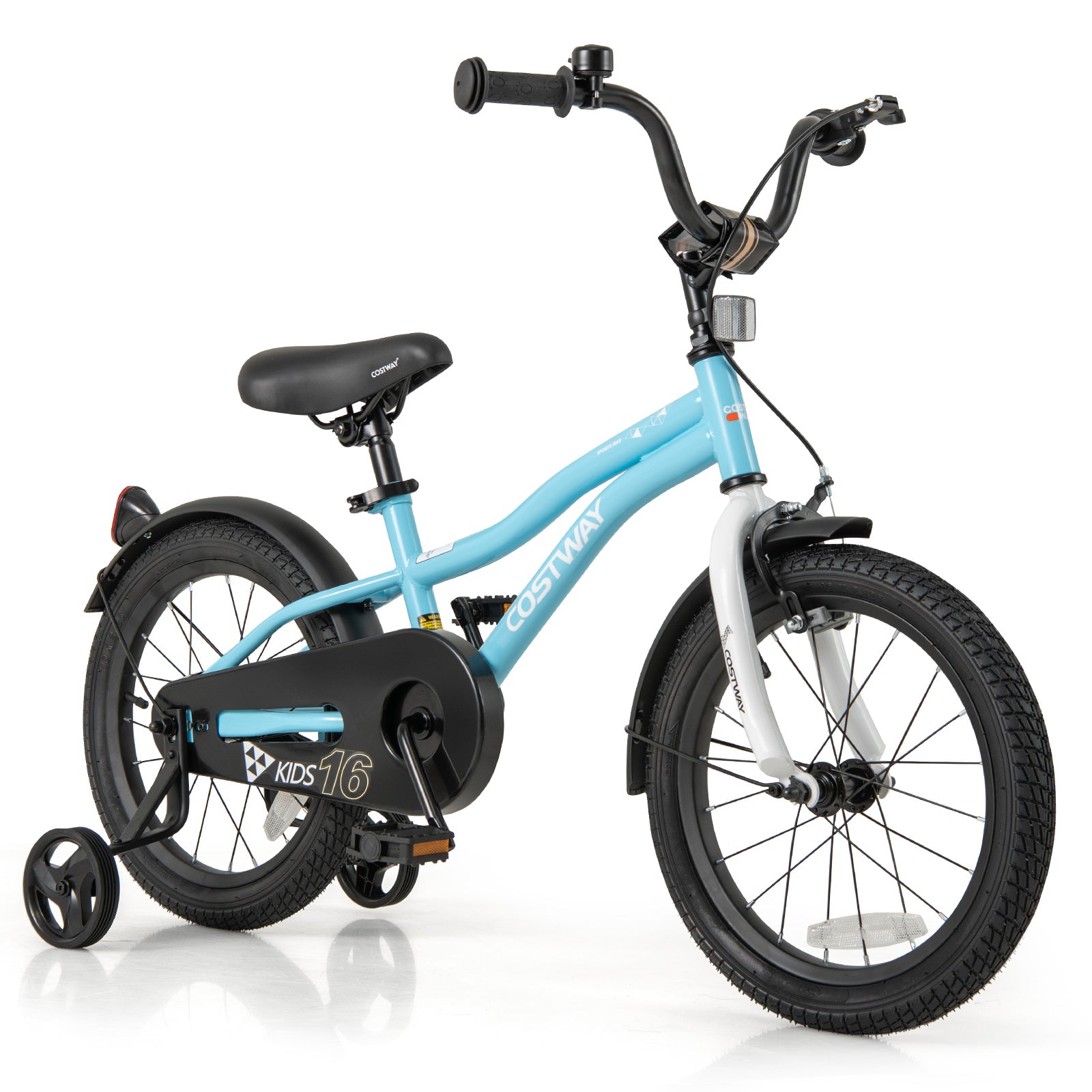 16-Inch Kids Bike, Training Wheels, For 4-7 Years Old, Blue Kids Bike at Gallery Canada