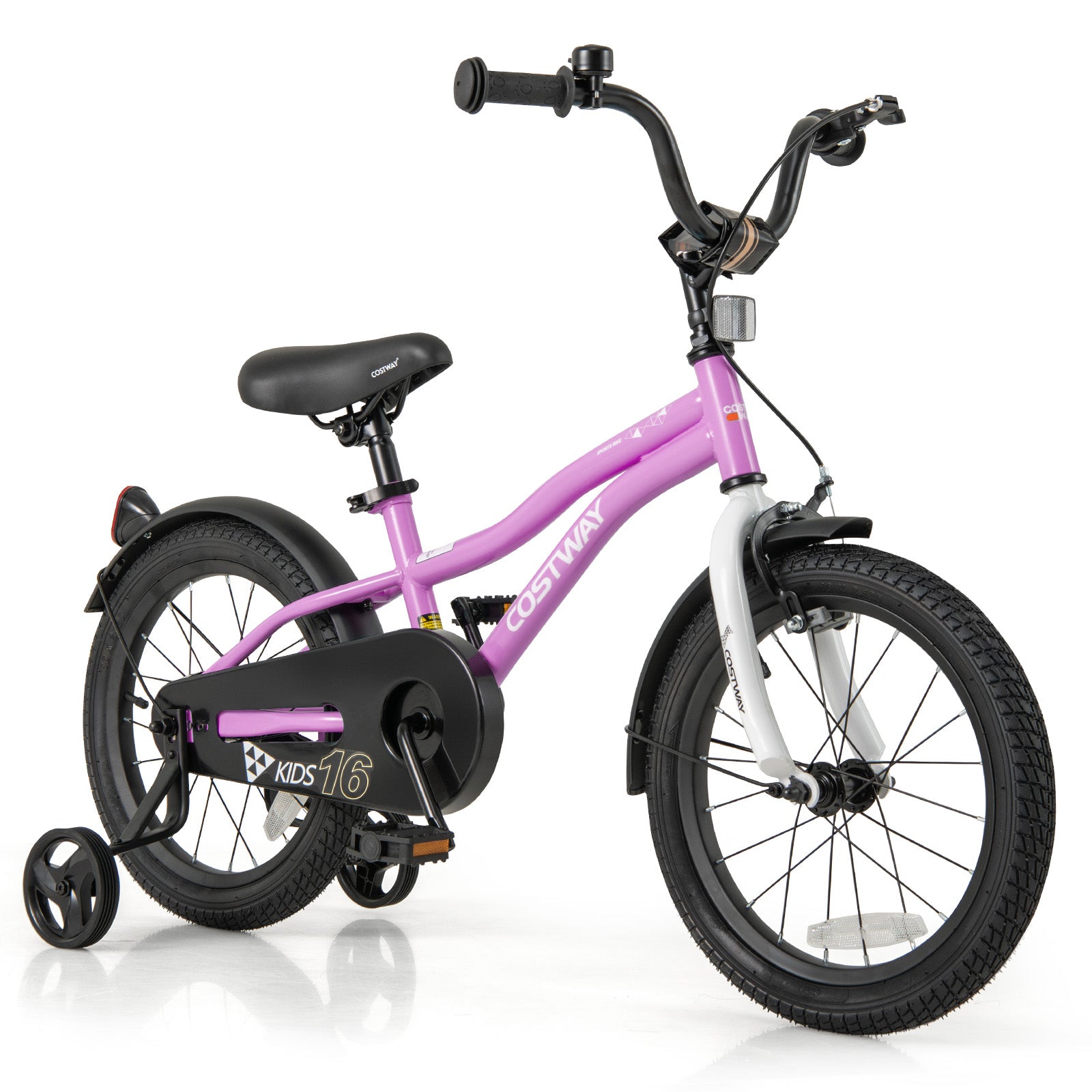 16-Inch Kids Bike, Training Bicycle For 4-7 Years Old, Purple Kids Bike Purple at Gallery Canada