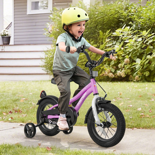 Kids Bike 12-Inch, Training Bicycle For 3-4 Years, Purple