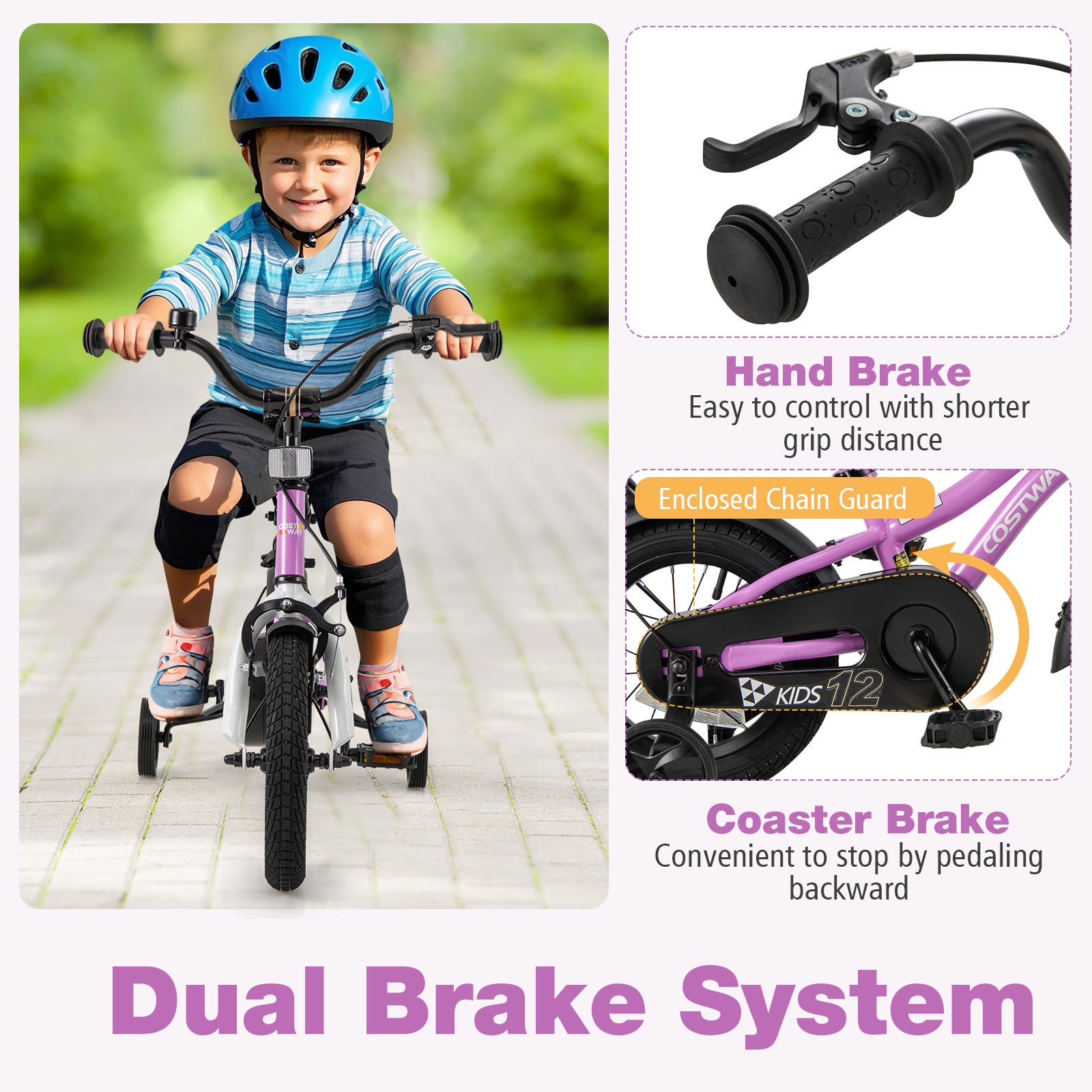 Kids Bike 12-Inch, Training Bicycle For 3-4 Years, Purple Kids Bike at Gallery Canada