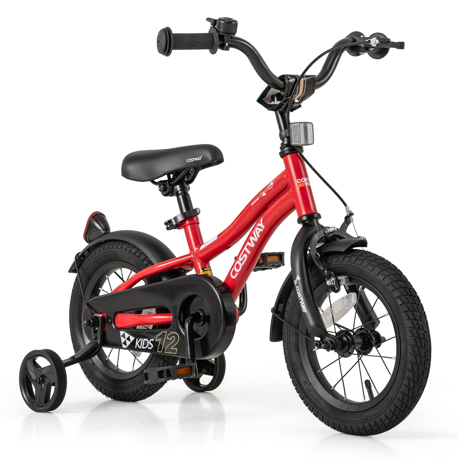 12 Inch Kids Bike, Adjustable, With Reflectors And Bell, For 3-4 Years Old, Red Kids Bike at Gallery Canada