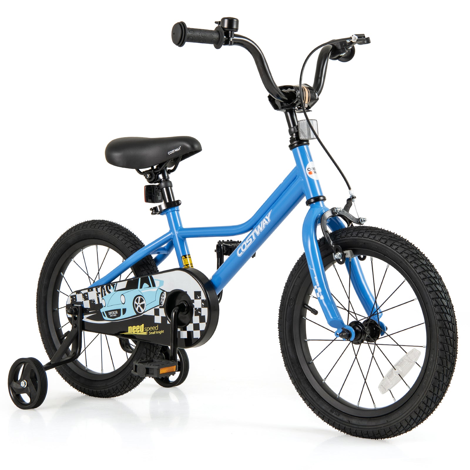 16 Inch Kids Bike, Removable Training Wheels, Ages 4-7, Blue Kids Bike at Gallery Canada
