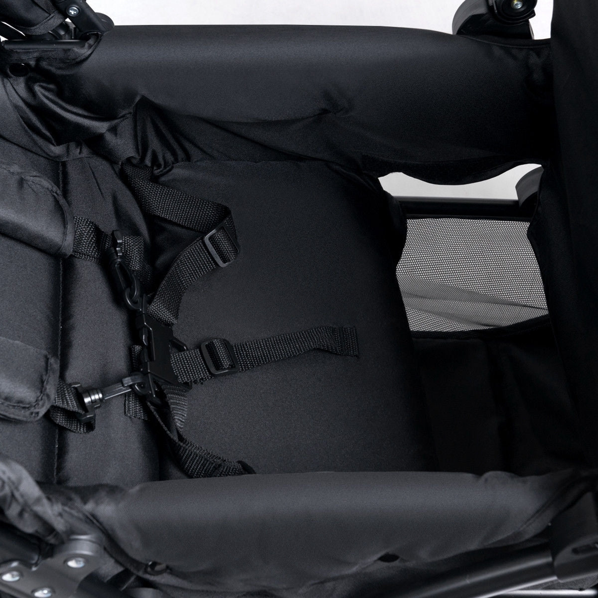 Foldable Lightweight Front Back Seats Double Baby Stroller, Black Baby Strollers at Gallery Canada