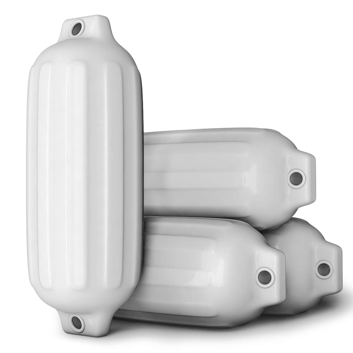 4 Ribbed Marine Boat Fender, 8.5