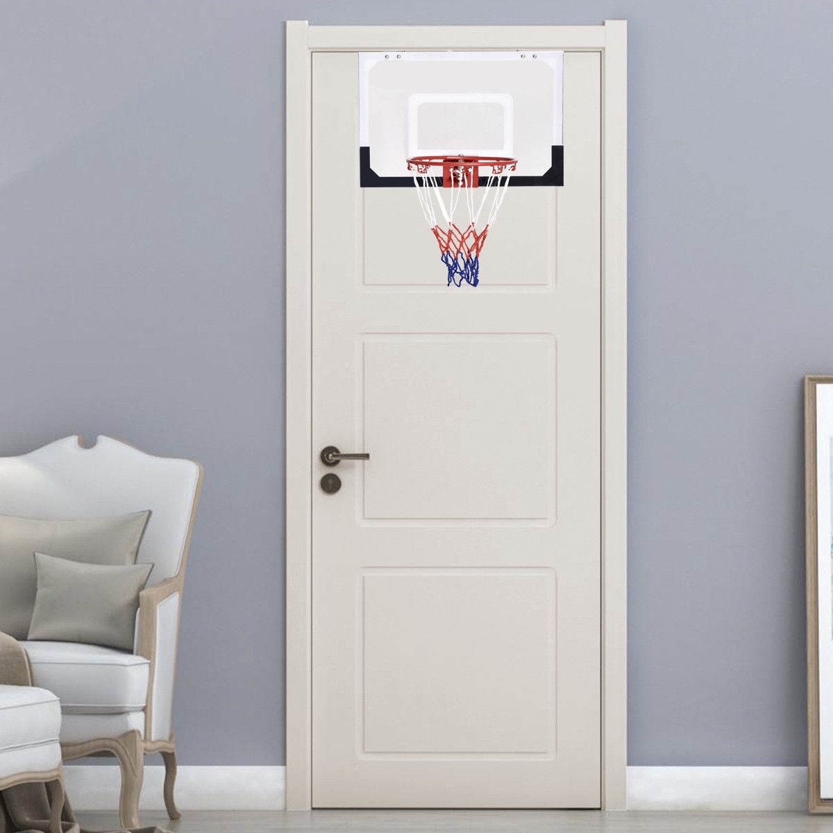 Mini Basketball Hoop, Over-The-Door, Includes Basketball And 2 Nets, Multicolor Sport Equipments at Gallery Canada