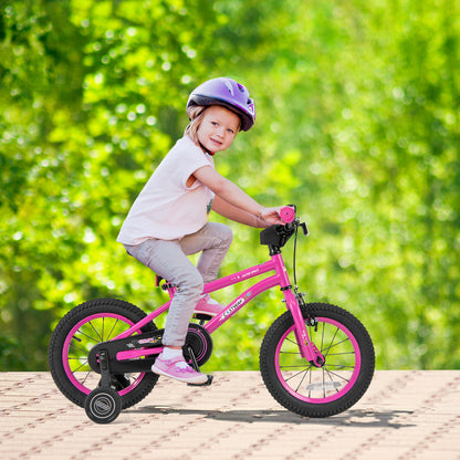 14 Inch Kids Bike, Adjustable, Removable Training Wheels, Pink Kids Bike at Gallery Canada