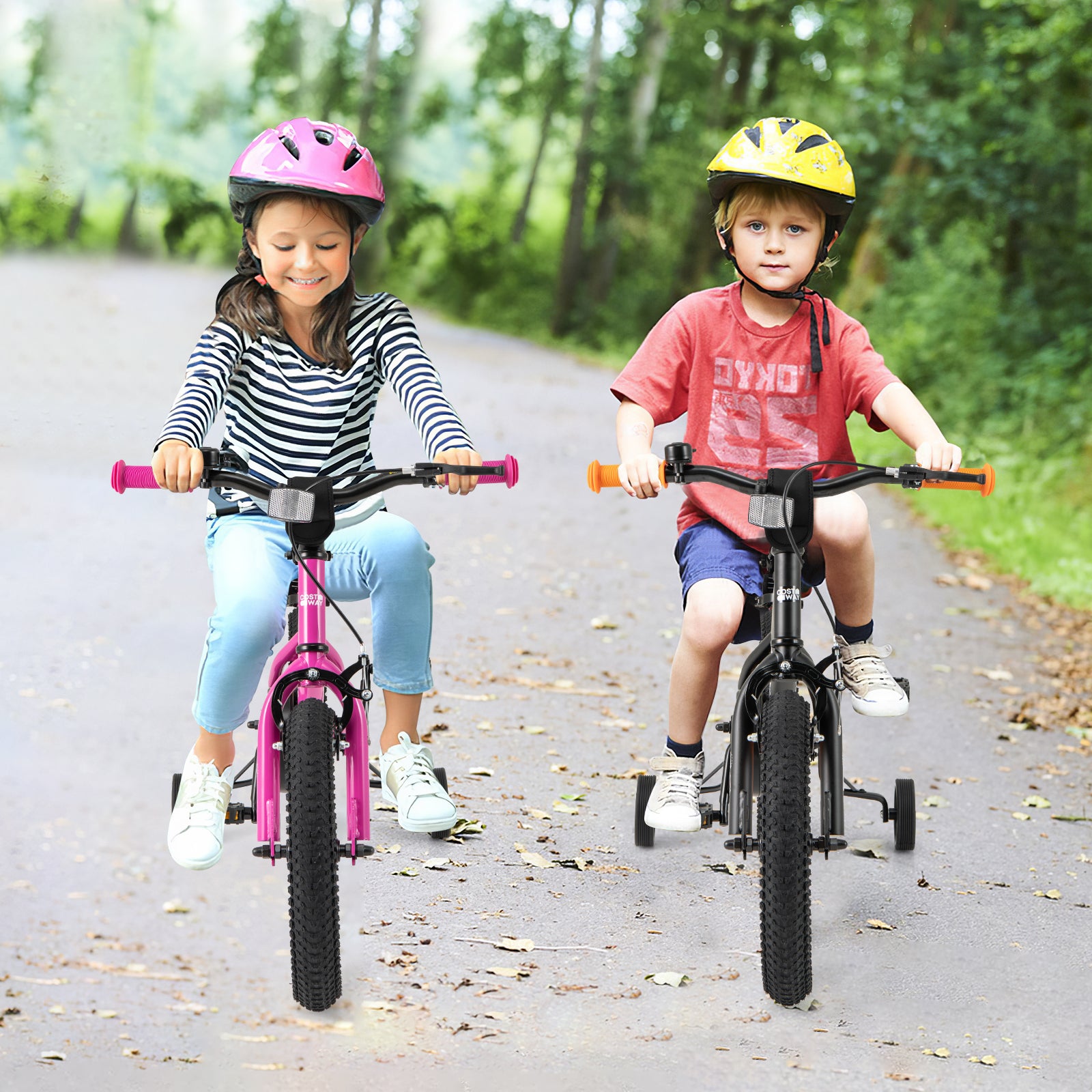 14 Inch Kids Bike, Adjustable, Removable Training Wheels, Pink Kids Bike at Gallery Canada