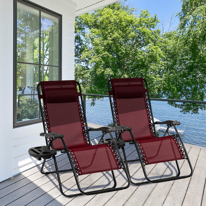 Outdoor Folding Zero Gravity Lounge Chair, Wine Beach & Lawn Chairs at Gallery Canada