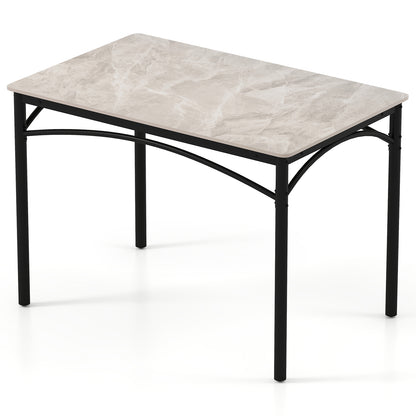 Modern Sintered Stone Dining Table, 4 Person, Grey Dining Tables at Gallery Canada
