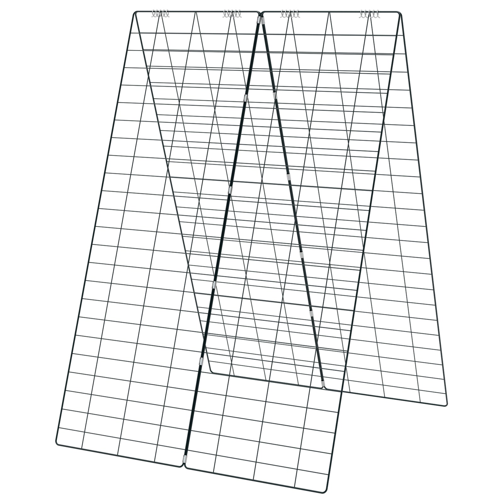 2 Pieces Foldable A-Frame Trellis Plant Supports, Green Plant Stands at Gallery Canada
