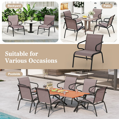 Modern Patio Chairs Set Of 2, Breathable Fabric Patio Conversation Sets at Gallery Canada