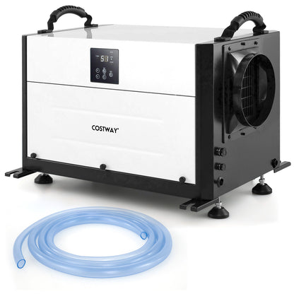 155 Pint Crawl Space Dehumidifier, 3 Modes, 24H Timer, White Dehumidifiers White at Gallery Canada